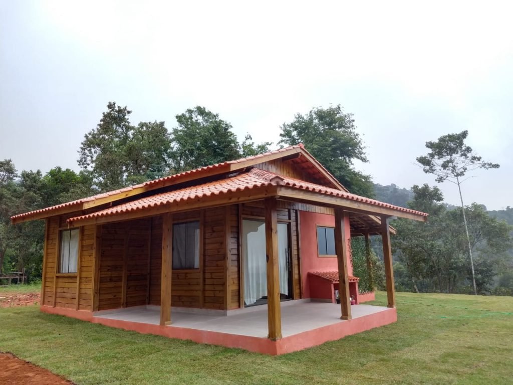 Promoção Casa de Pinus 60 m² – Pré Casas – Sua Casa de Madeira